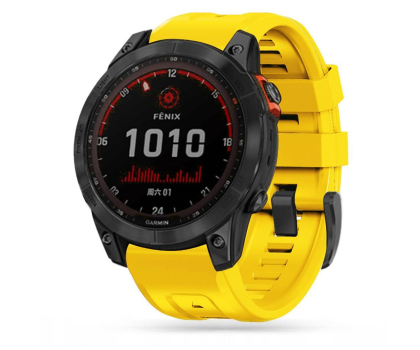 Pasek i akcesoria do zegarków TECH-PROTECT Iconband do Garmin Fenix (22mm) Yellow 9589046921506